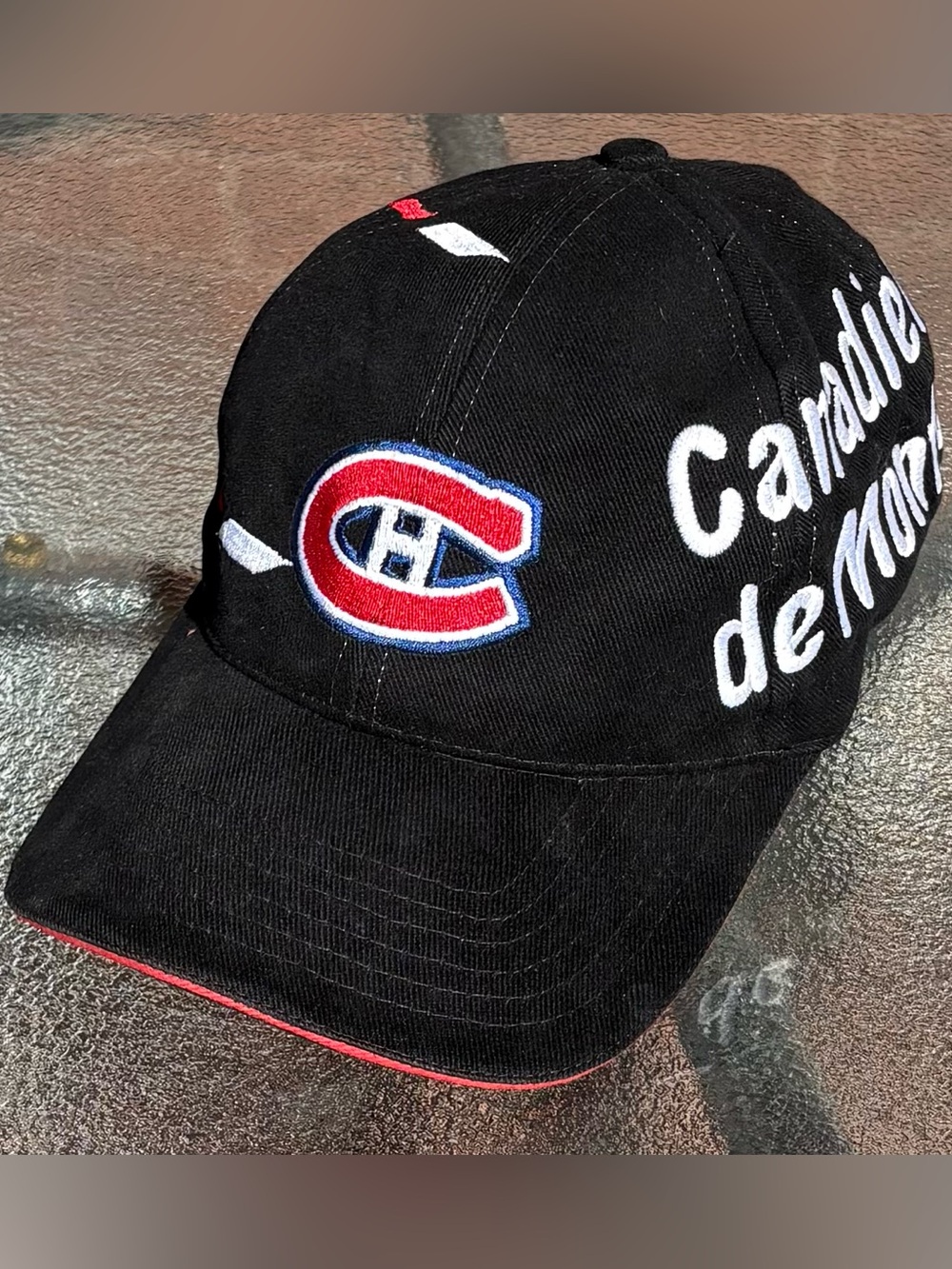 Vintage Y2K Montreal Canadiens NHL Hockey SnapBack Hat OSFA EUC